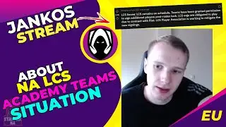 Jankos About NA LCS Academy Teams Situation👀