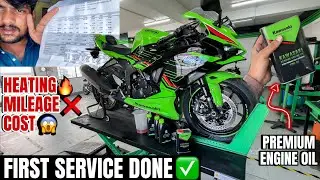 Kawasaki Ninja ZX6R First Service COST😱❌ ISSUES with my bike🥺SOLVED✅|UNKNOWNRIDER #zx6r #kawasaki