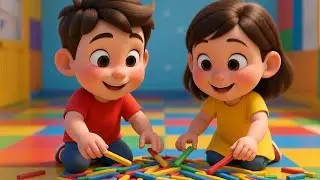 Colors Song for Kids 🌈 | Learn Red, Yellow, Green & Blue