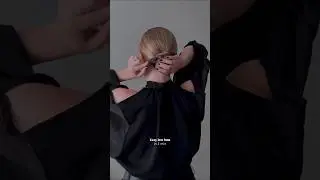 Braided pigtails transformed into a low bun &ndash; this hairstyle looks good no matter how you style it