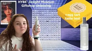 Unboxing HYBE Gift Shop Items + Bang Baker's Egg Tarts
