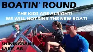 Let the kids test the new boat on Shiningbank Lake! | Speed boating 2020
