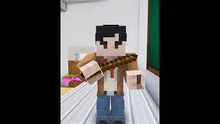 Minecraft School Moment 💀 #minecraft  #shorts  #fyp