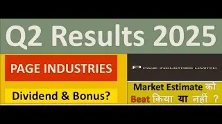 PAGE INDUSTRIES Q2 results 2025 | PAGE INDUSTRIES results | PAGE INDUSTRIES Share News today
