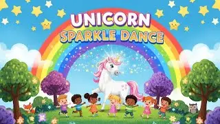 Unicorn Sparkle Dance 🦄✨💃 | Fun Magical Dance Song for Kids | Happy Tales & Tunes