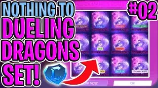 *NEW* TRADING FROM NOTHING TO DUELING DRAGONS SET *E02* | Rocket League