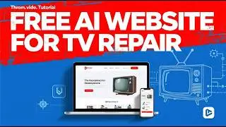 AI Builds a FREE TV Repair Website in Minutes! (2025 Tutorial)