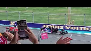 Lego F1 cars at the Miami GP