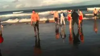 New Year's Day Swim, Culdaff, Inishowen 2012