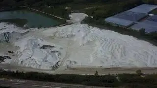 U.S. Silica's frac sand processing facility, Rockwood, Michigan