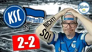 Karlsruher SC - Hertha BSC 2:2 I Highlights & Analyse