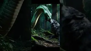 SnakeVsWolf #snake #wolf #attack