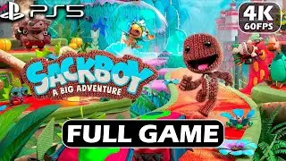 SACKBOY A BIG ADVENTURE Gameplay Walkthrough (FULL GAME) - [4K 60FPS PS5] - No commentary