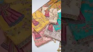 Unstitched suits with exquisite craftsmanship and festive colors.