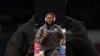 Sha&rsquo;Carri is the definition of girl boss energy💅 #LondonDL 🇬🇧 #DiamondLeague 💎 #girlboss