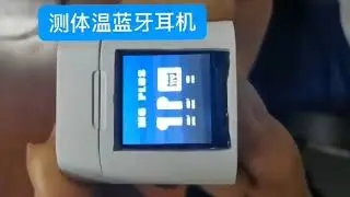 Беспроводные наушники измерение температуры tws bluetooth спортивные led дисплей гарнитура