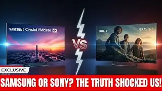 Samsung Crystal Vivid Pro vs Sony Bravia 3 (2025 Battle)!