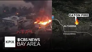 Bay Area crews work to douse hot spots in rubble left by Eaton Fire