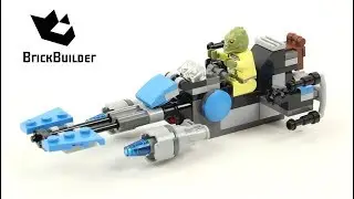 Lego Star Wars 75167 Bounty Hunter Speeder Bike Battle   - Lego Speed Build