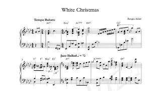 [Jazz Piano]  White Christmas - Beegie Adair  (Sheet Music)