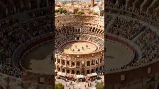 Gladiators in Miniature &ndash; Tilt-Shift Colosseum