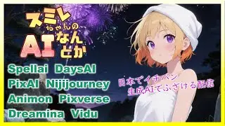 【Spellai nijijourney Animon Pixverse Dreamina】⭐️スミレちゃんのAIなんとか🚀第20回💛JC VTuber 星野スミレ