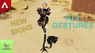 New Legendary Skin for Alter (Dark Preserver), All Gestures. [Apex Legends - VOD - Nov.24]