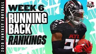 2020 Fantasy Football Rankings - Top 30 Running Backs in Fantasy Football - Week 6