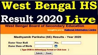 WBBSE 12th result,madhyamik result 2020 date,West Bengal Board HS 12th Result, WBCHSE 2020 result