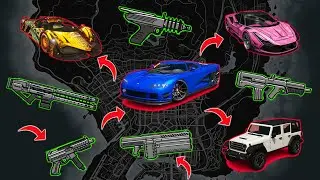 GTA 5 SECRETS: ALL 15+ RARE WEAPONS & HIDDEN VEHICLES!