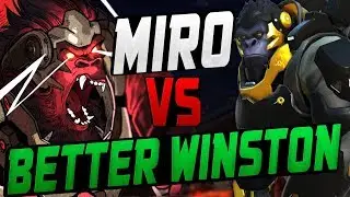 MIRO PRO WINSTON VS A BETTER WINSTON? [ OVERWATCH SEASON 9 TOP 500 ]