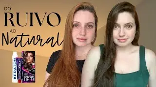 FIM DA ERA RUIVA | Voltei a cor natural depois de 6 anos pintando