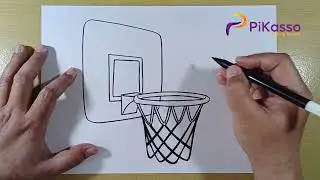 How to Draw Basketball Hoop