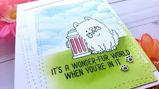 Clean and Simple One Layer Cardmaking