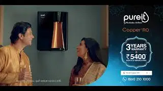 Now hygienic drinking water is one tap away with Pureit Vital Series