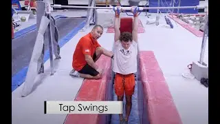 Tap Swings on the High Bar featuring Coach Rustam Sharipov