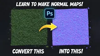 How to Generate Normal Map in Photoshop | Photoshop Tutorial | Texturing