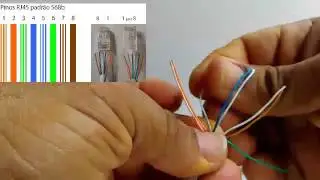 Como fazer cabo de rede com conector RJ45