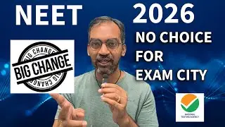 Big Rule Change: JEE, NEET, CUET Candidates Can No Longer Choose Exam City From 2026 #neet2026 #jee
