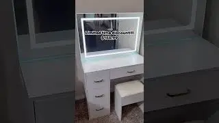 Stylish Vanity Dresser Upgrade #vanitymirror #makeupvanity #fok #viralvideo