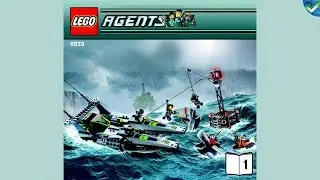 8633 Swamp Raid LEGO&reg; Agents Manual at the Brickmanuals Instruction Archive