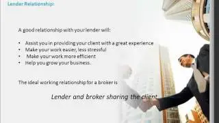Verico Academy / Basic Mortgage Brokering / Lender Relations