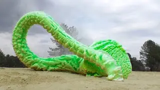 Experiment Underground Devil's Toothpaste Explosion | CocaCola Mentos, Fanta and Schweppes #Shorts