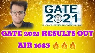 GATE 2021 RESULTS 💥💥💥💥 #gate2021results #achiever #AIR1683