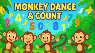 Monkey Dance & Count | Learn Numbers 1 to 20 with Mimo and Friends 🐵🎶 #kidssongs #foryou 