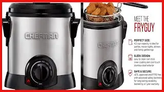 Great product -  Chefman Fry Guy Deep Fryer with Removable Basket, Easy-to-Clean Non-Stick Coating