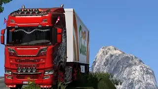 lets drive scania on narrow roads @ets2 @eurotrucksimulation