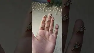DIY KUNDAN EARRINGS &hearts;️  #creativezainaz #diy #earrings #jewellery #handmade #shorts
