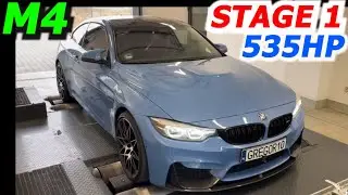 BMW M4 F82 3.0TT 431HP STAGE 1 535HP DKG GREGOR10 ChipTuning S55B30 TwinTurbo