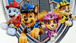 Paw Patrol Adventure City Puzzle | Rubble Marshall  Chase Skye | Dollar Tree | Dollar Toys for Kids